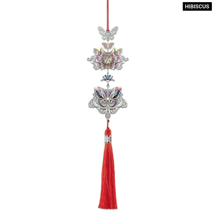 3d Metal Puzzle Vintage Tassels Pendant Harebell Model