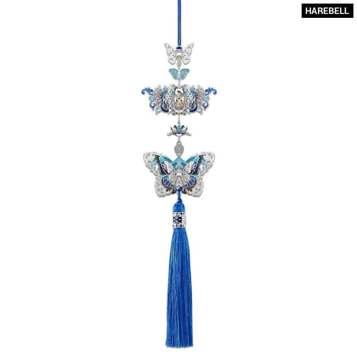 3d Metal Puzzle Vintage Tassels Pendant Harebell Model