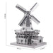 3d Metal Puzzles Diy Dutch Windmill Model Kits For Teens