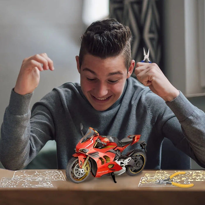 3d Metal Puzzles Gifts Motorcycle Iii Assembly Model Kits