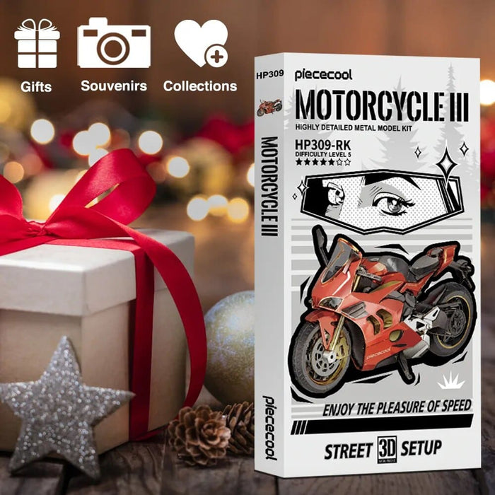 3d Metal Puzzles Gifts Motorcycle Iii Assembly Model Kits