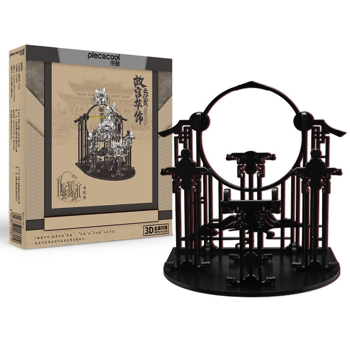 3d Metal Puzzles Jewelry Of The Imperial Palace Earing