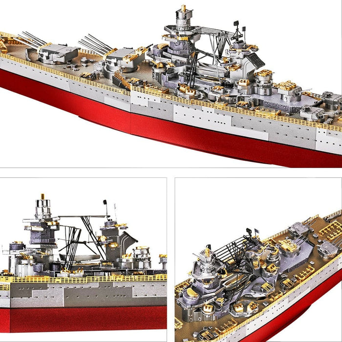 3d Metal Puzzles For Teens Diy Battleship Model Kit Jigsaw