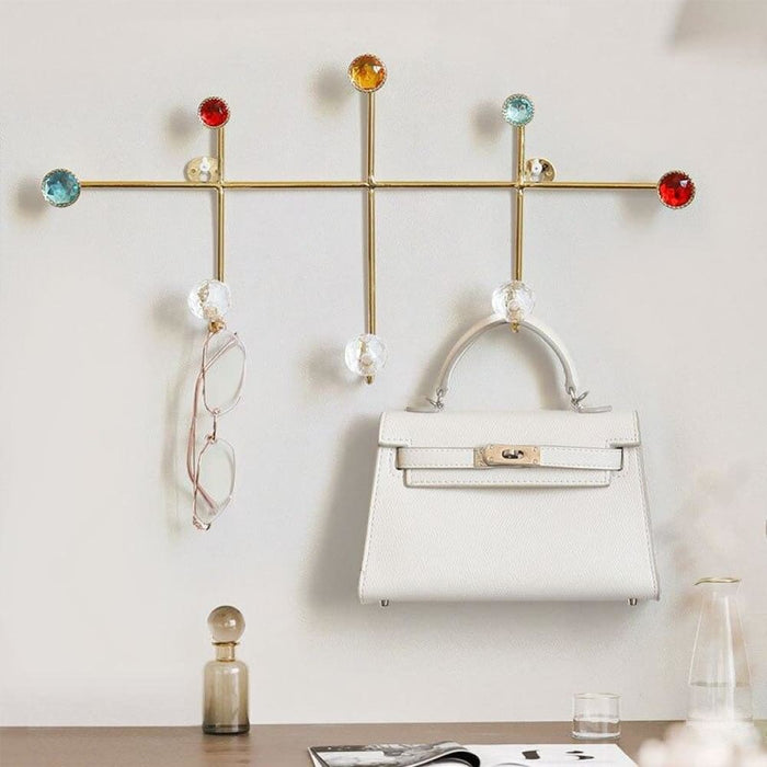 Metal Wall Hooks for Key Holder Coat Hat Bag or Towel