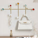 Metal Wall Hooks for Key Holder Coat Hat Bag or Towel