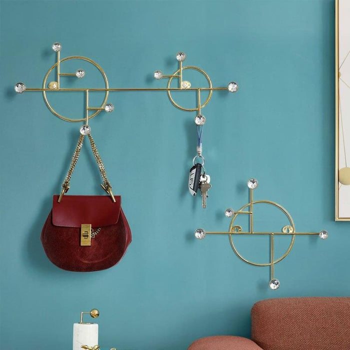 Metal Wall Hooks for Key Holder Coat Hat Bag or Towel