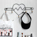 Metal Wall Hooks for Key Holder Coat Hat Bag or Towel