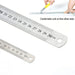 Metric/inch Stainless Steel Ruler Precision Tool