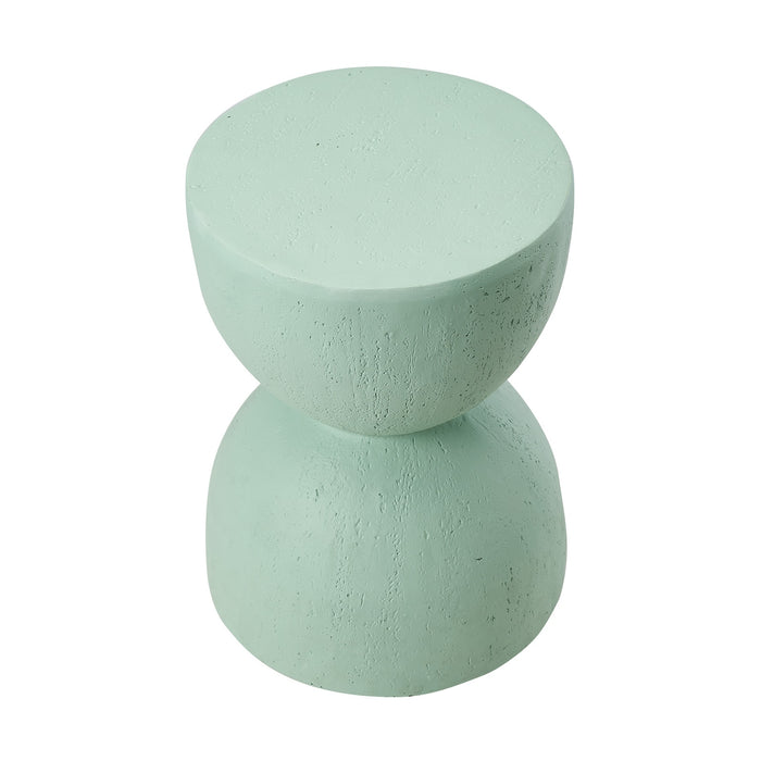 Side Table Coffee Bedside End Stool Stand Stone Outdoor Indoor Green
