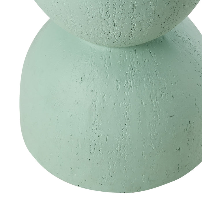 Side Table Coffee Bedside End Stool Stand Stone Outdoor Indoor Green