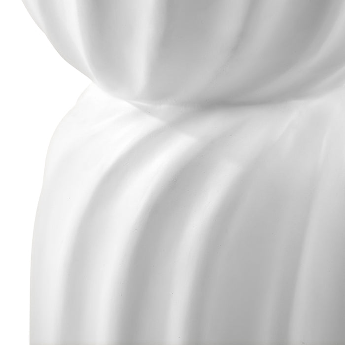 Coffee Side Table Bedside End Stool Stand Hourglass Concrete