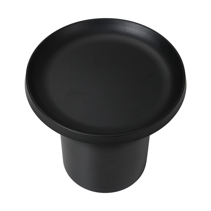 Coffee Side Table Round Bedside Sofa Tea End Tables Steel Metal Black