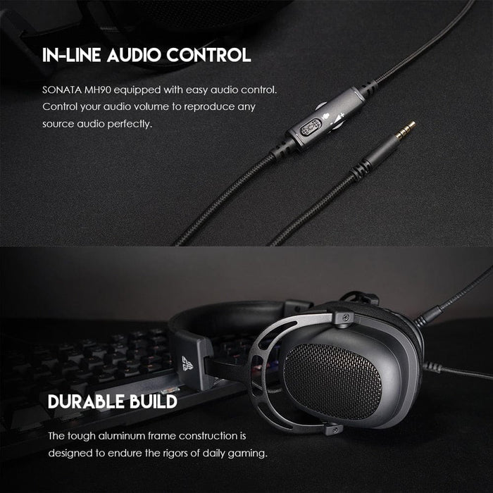 Mh90 3.5mm Wired Gaming Headset Surround Sound Hifi Multi