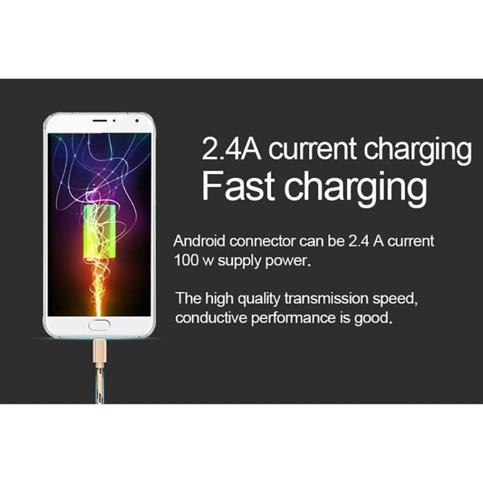 Micro Usb Charging Data Cable for Samsung Xiaomi Huawei