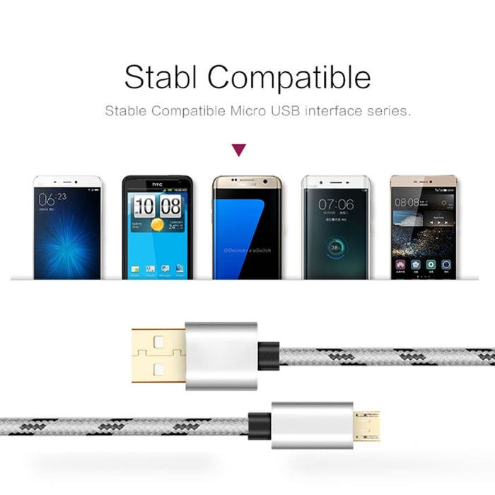 Micro Usb Charging Data Cable for Samsung Xiaomi Huawei