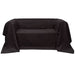 Micro-suede Couch Slipcover Brown 210 x 280 Cm Otbnkt