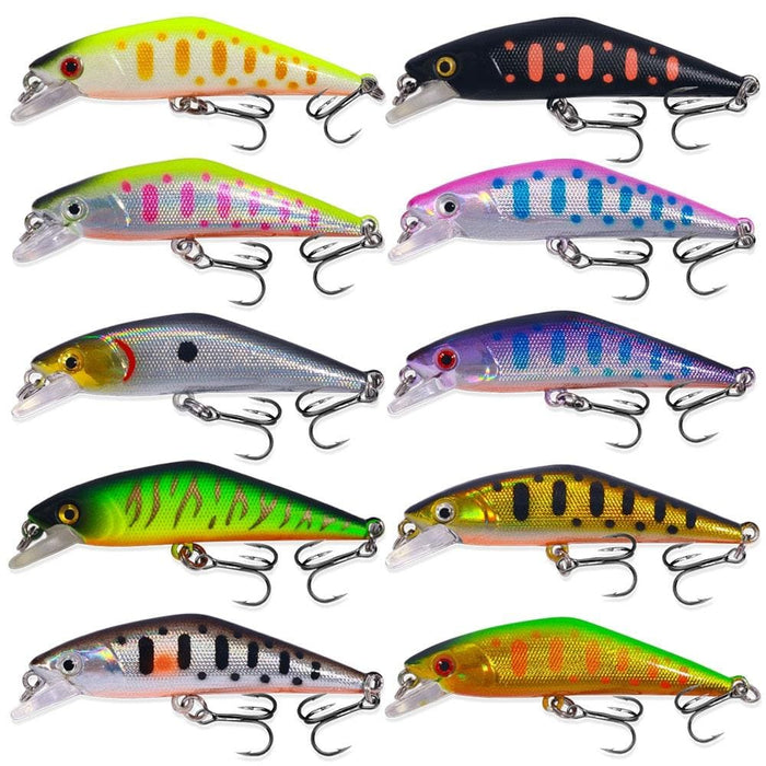 Microbe Road Lures Slow Sinking Minnow Bait 5.7cm 3.4g