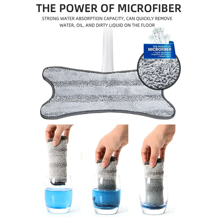 Microfiber Spray Mop Pads with Replacement Head