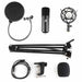 Usb Microphone Kit Professional Podcast Condenser Mic