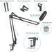Microphone Radio Broadcasting Stand with 3/8t o 5/8 Screw