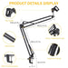 Microphone Suspension Boom Scissor Arm Stand For