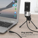 Usb Microphone With Volume Knob For Video Recording