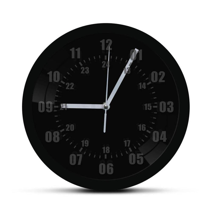 Military Time Led Wall Clock