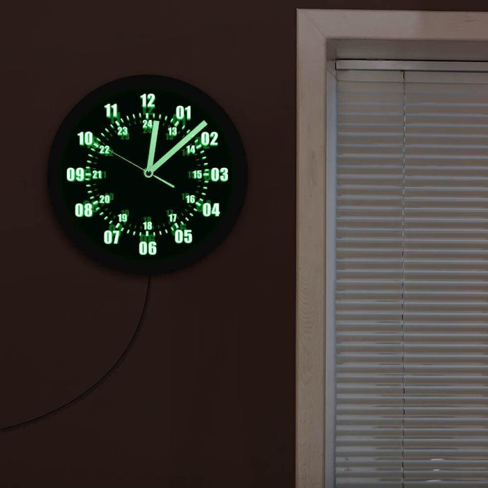 Military Time Led Wall Clock