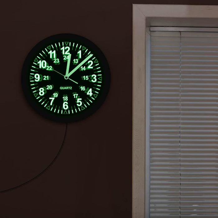 Military Time Led Wall Clock