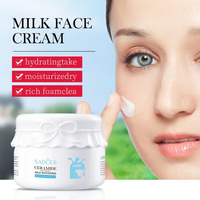 Milk Brightening Moisturizing Nourishing Skin Facial Cream