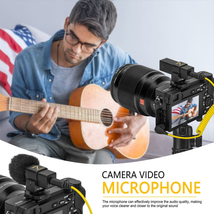 Minbo Mini Camera Microphone For Dslr Cameras Osmo Iphone