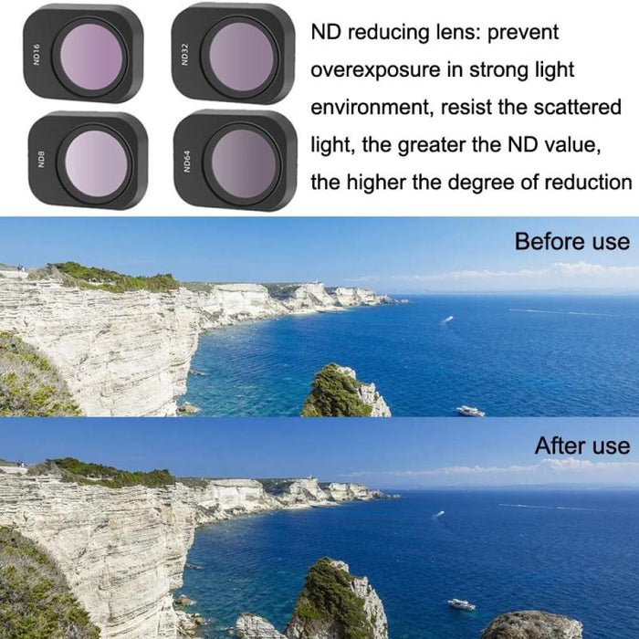 Mini 3 Pro Camera Filters Style 4 in 1 Nd8 Nd16 Nd32 Nd64