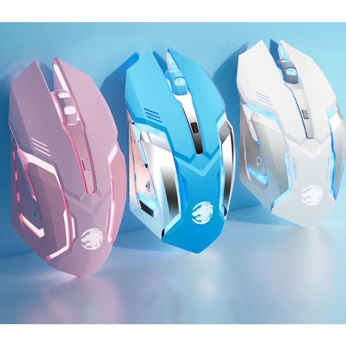 Mini 4 Keys Wired Backlit Silent Mouse for Laptop Computer