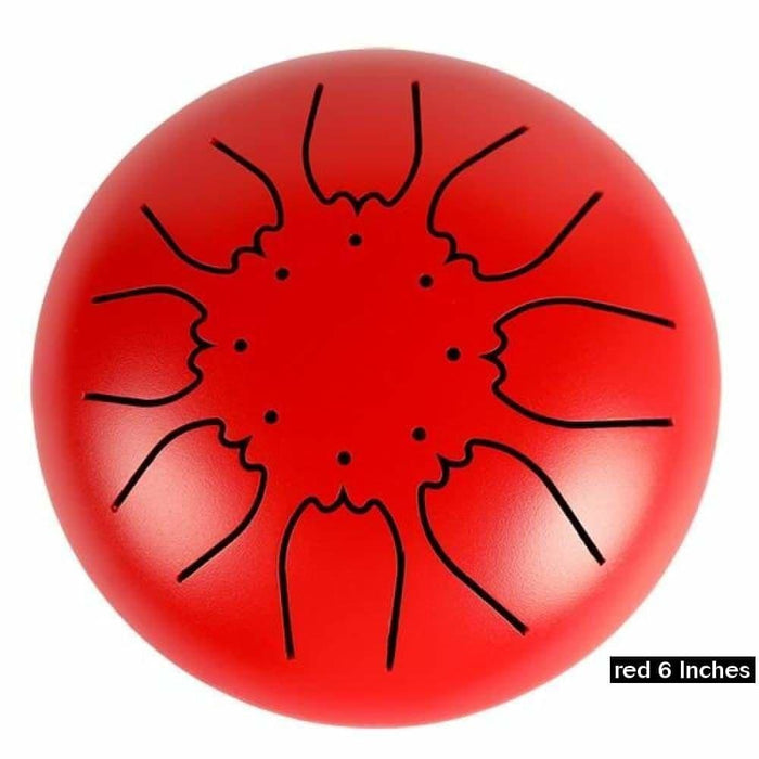 Mini 8-tone Steel Tongue Drum 6 Inch c Key Hand Pan