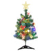 Mini Artificial Christmas Tree With 20 Leds Green 45 Cm