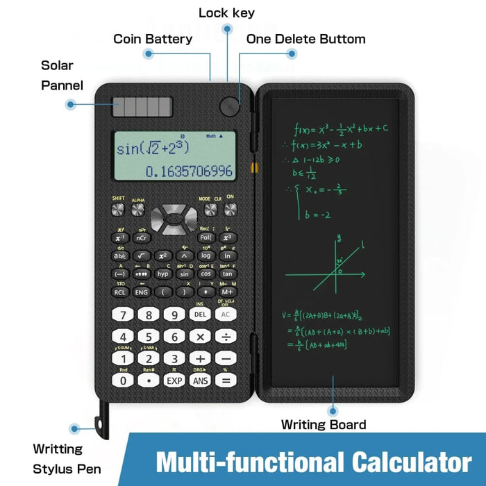 Mini Calculator Writing Tablet