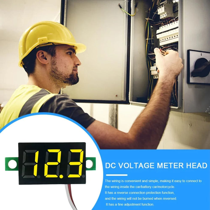 Mini Digital Voltmeter for Car Mobile Power