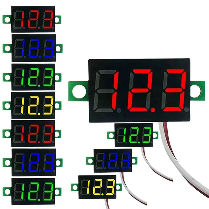 Mini Digital Voltmeter for Car Mobile Power