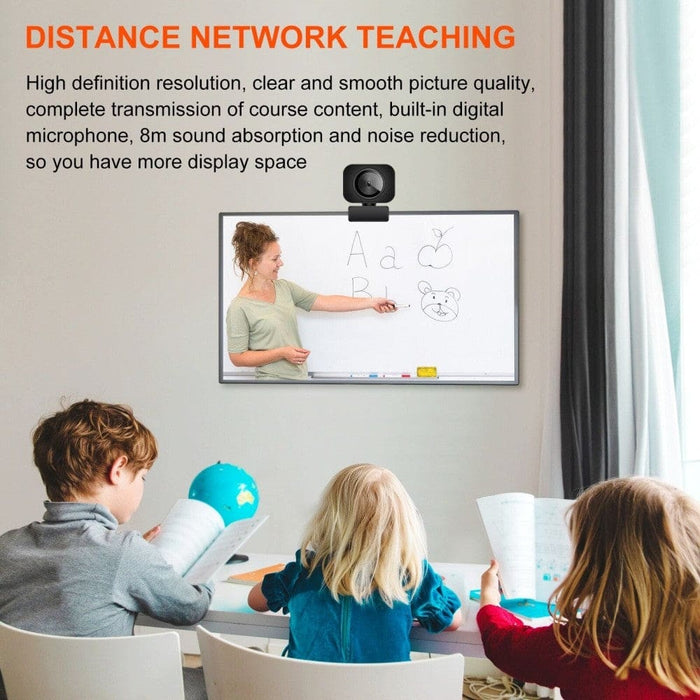 Mini 2k Full Hd Usb Autofocus Web Camera with Microphone