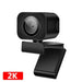 Mini 2k Full Hd Usb Autofocus Web Camera with Microphone