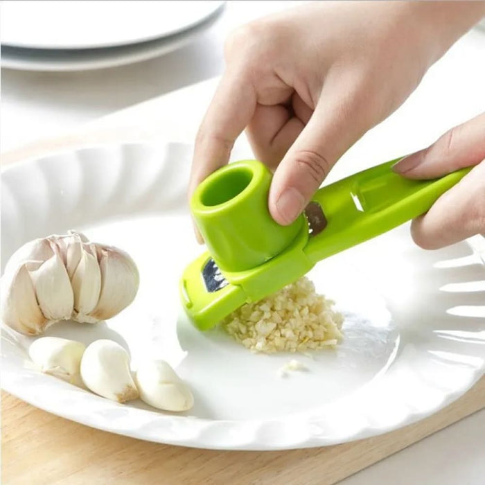 Mini Garlic Grinder Creative Press for Kitchen Manual