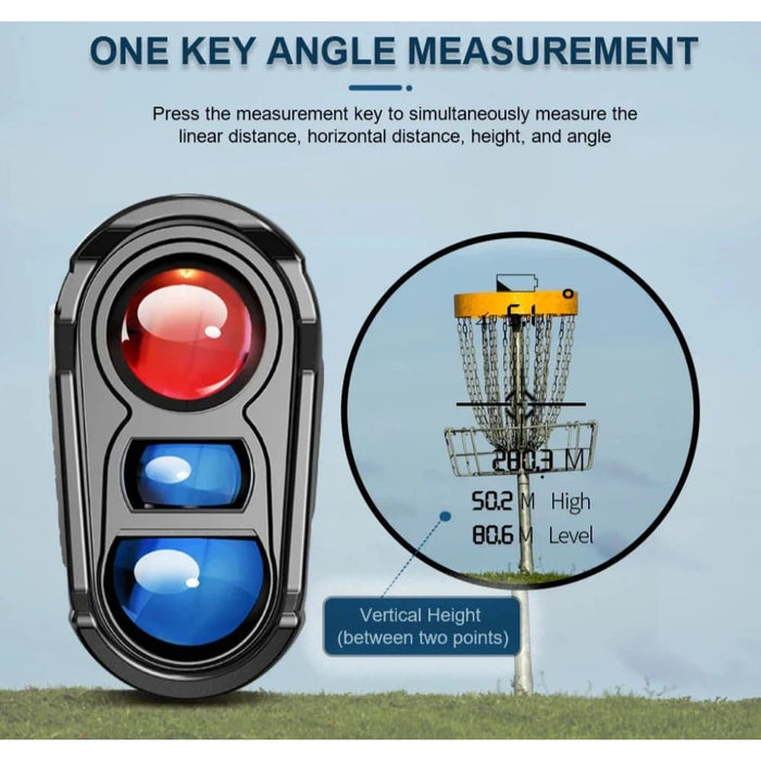Mini Golf Laser Range Finder with Slope Compensation