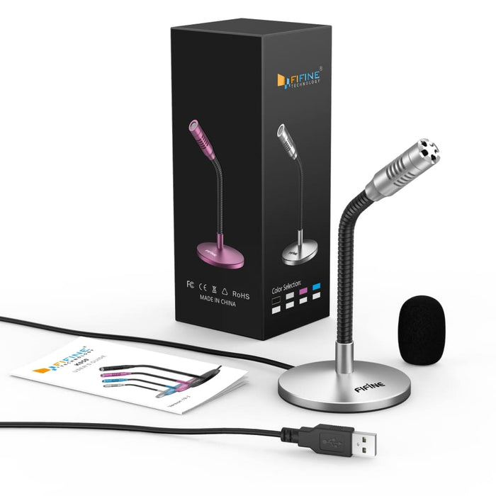 Mini Gooseneck Usb Microphone For Computer & Laptop