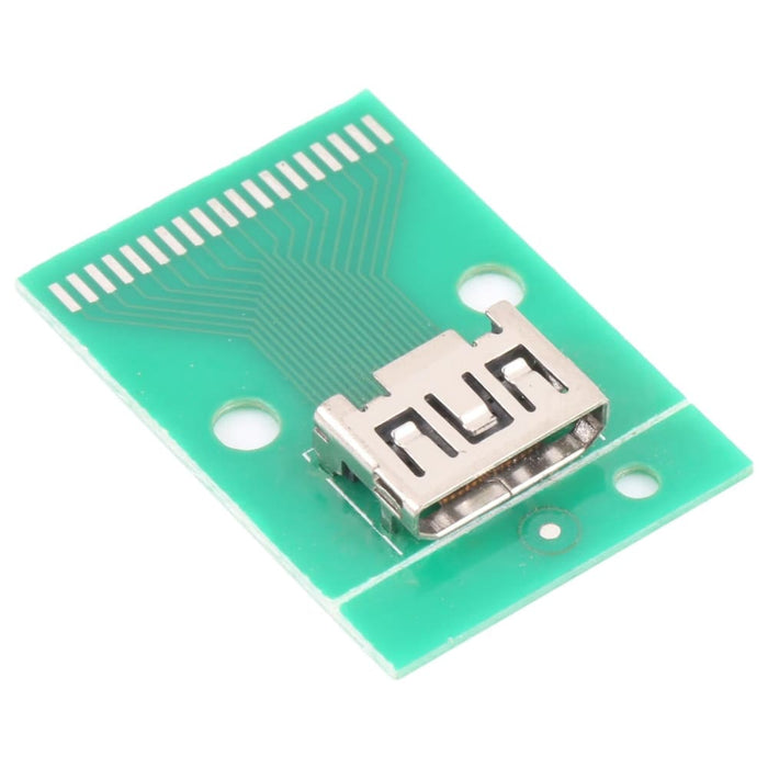 Mini Hdmi Female Test Board c With Pcb 19pin