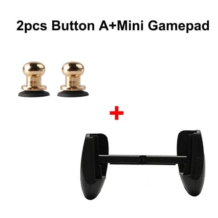 Mini Mobile Trigger Fire Button Aim Key Gaming Joystick