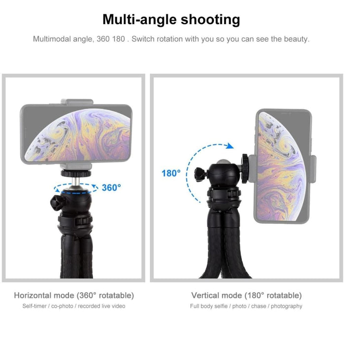 Mini Octopus Flexible Tripod Holder With Ball Head For Slr