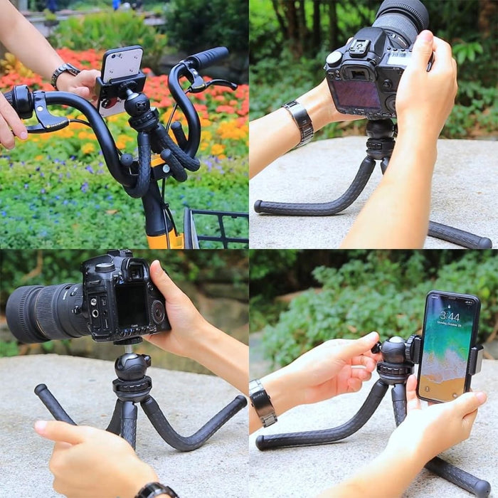 Mini Octopus Flexible Tripod Holder With Ball Head For Slr