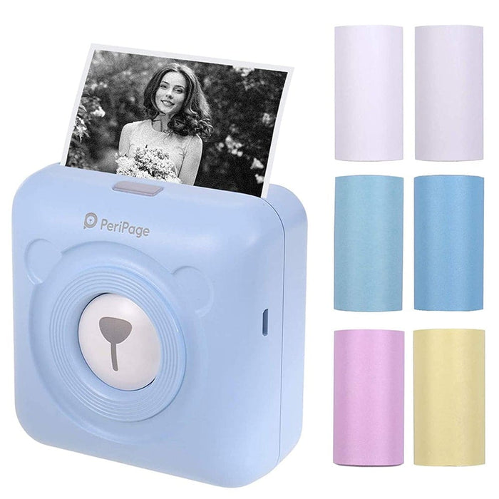 Mini Pocket Thermal Paper Photo Printer with Paper- Usb