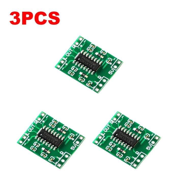 Mini Power Amplifier Board with 2 Ch Stereo Audio Module