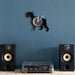 Mini Schnauzer Dog Vinyl Record Wall Clock